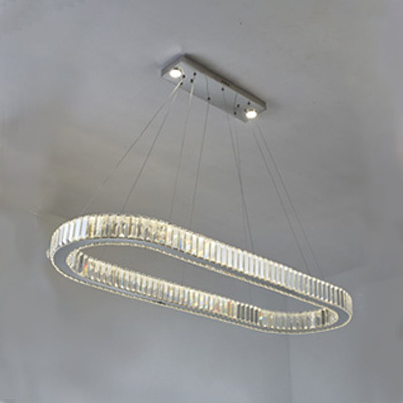 Linearer Anhänger Beleuchtung Kronleuchter Licht zeitgenössischer Anhänger Licht für Kücheninselkristall