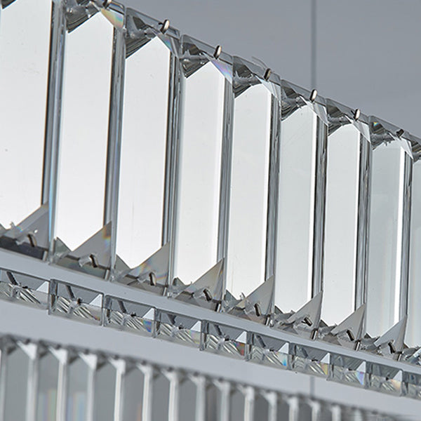 Linearer Anhänger Beleuchtung Kronleuchter Licht zeitgenössischer Anhänger Licht für Kücheninselkristall