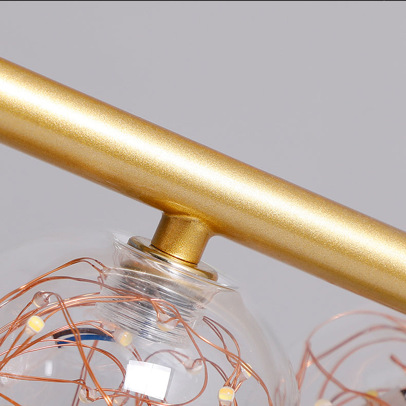 Modern Globe Island Chandelier Lights Glass Chandelier Lighting Fixtures