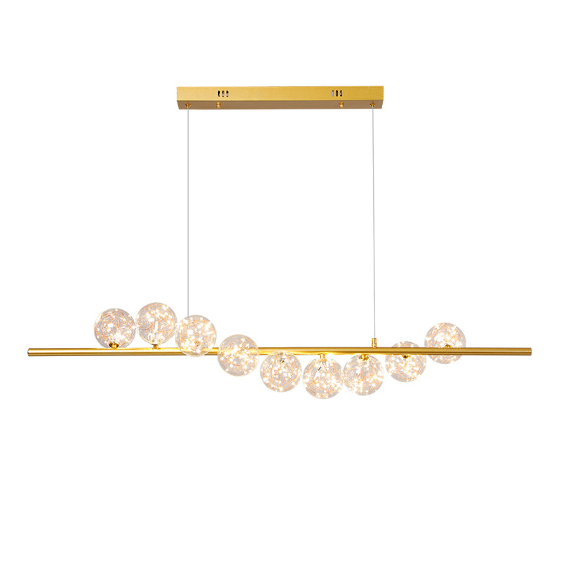 Modern Globe Island Chandelier Lights Glass Chandelier Lighting Fixtures