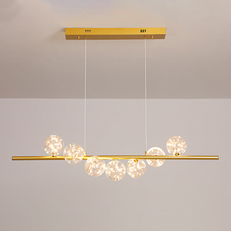 Modern Globe Island Chandelier Lights Glass Chandelier Lighting Fixtures