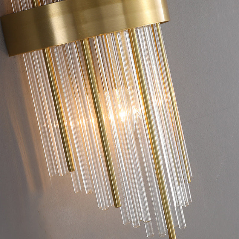Kristallgeometrischer Schatten 2 Leichter Wandleuchten moderner Wandmontageleuchte in Gold