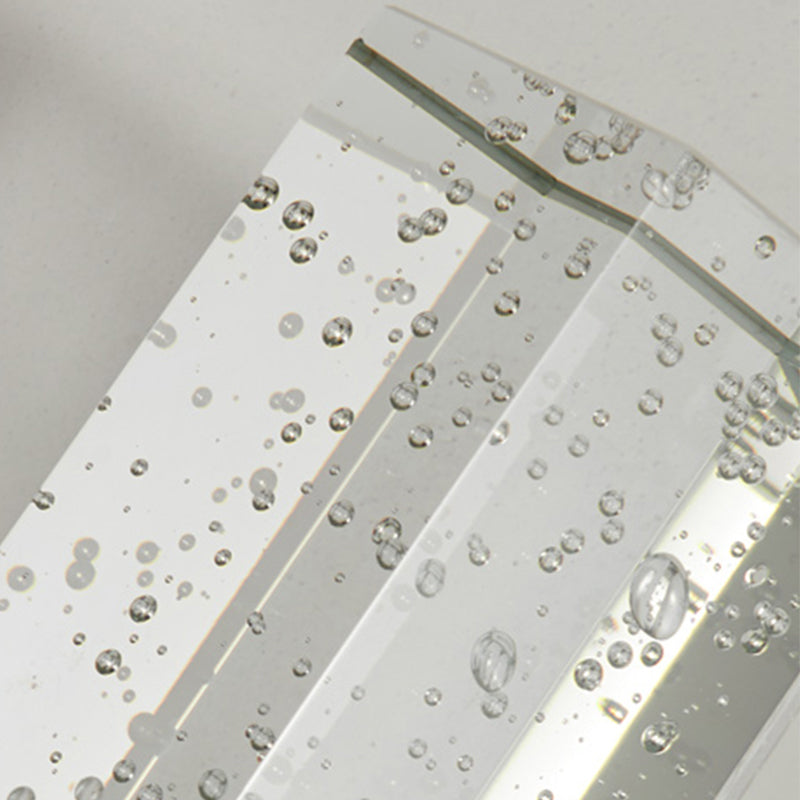 Lineare 2 Leichter Wandleuchten moderner Kristallwandmontageleuchte in Gold