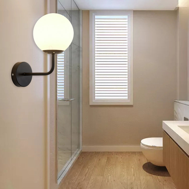 Kugelschatten 1-Licht Wandleuchte moderne Glas Wandmontage Leuchte Leuchte