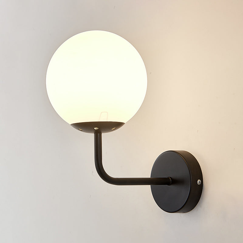 Kugelschatten 1-Licht Wandleuchte moderne Glas Wandmontage Leuchte Leuchte