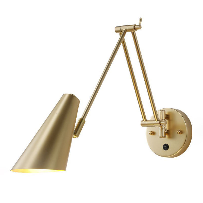 Einstellbare 1 leichte geometrische Wandbeleuchtung mit Metallwandleuchten im modernen Stil