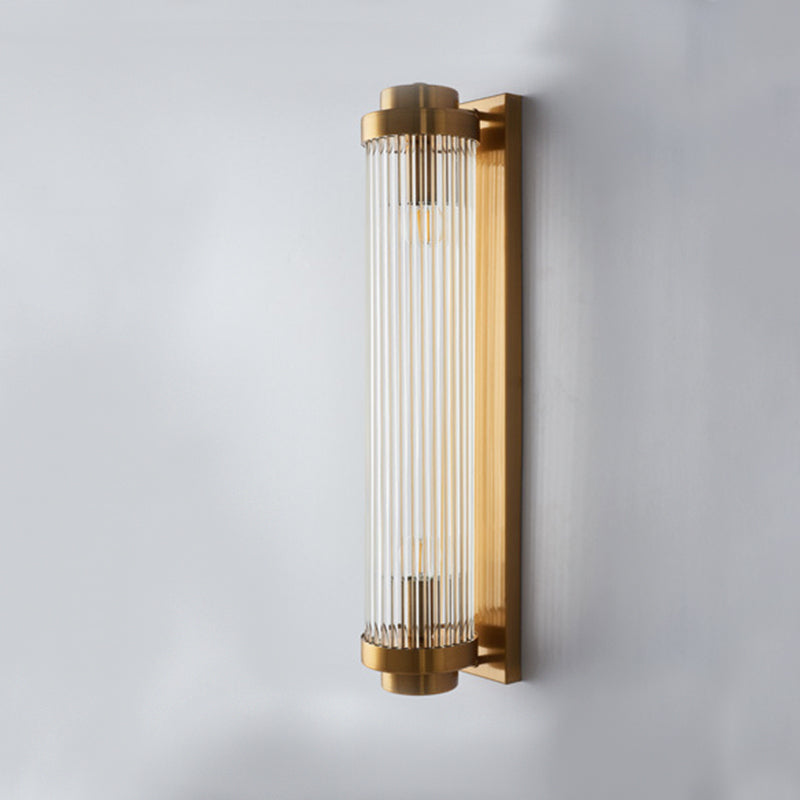 Crystal Geometric Shade 2-Lights Wall Sconce Modern Style Wall Mount Light Fixture