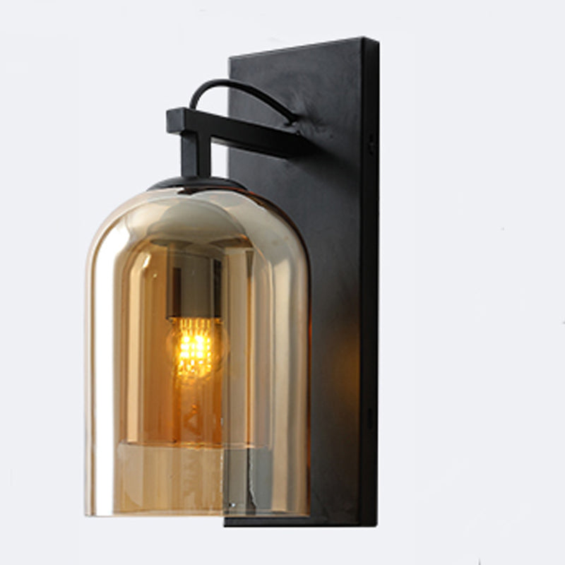 Glasröhrenwandmontaglampen zeitgenössische 1 leichte Wandleuchte Leuchten