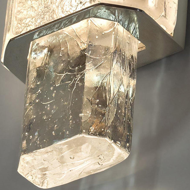 Kristall lineare Wandmontaglampen zeitgenössische 1 leichte LED -Wandleuchte Leuchte