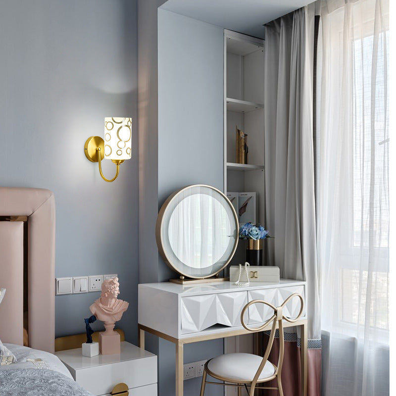 Geometrische mit Glas montierte Lampen zeitgenössischer Multi -Licht -Wandleuchte Leuchte