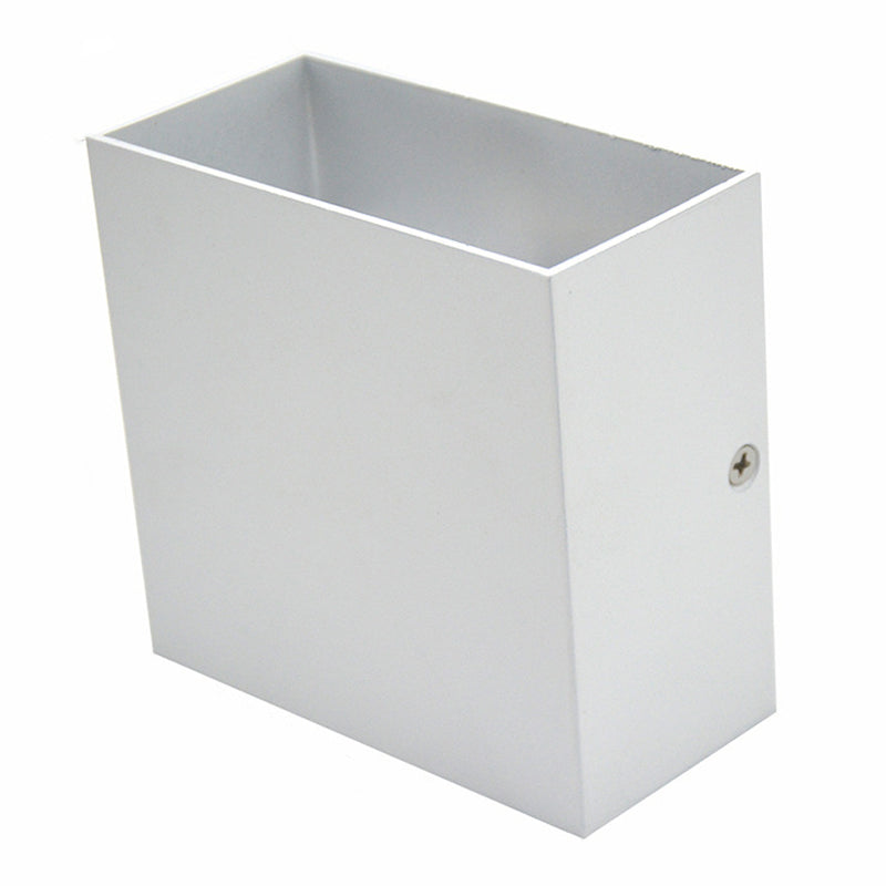 Metall quadratische Wandlampen zeitgenössische 1 leichte LED -Wandleuchte Leuchte