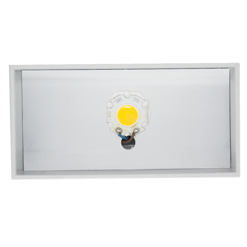 Metall quadratische Wandlampen zeitgenössische 1 leichte LED -Wandleuchte Leuchte