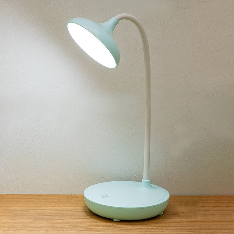 Lampade per comodini rotondi Modern Plastic 1 Lampada da tavolo a LED LED