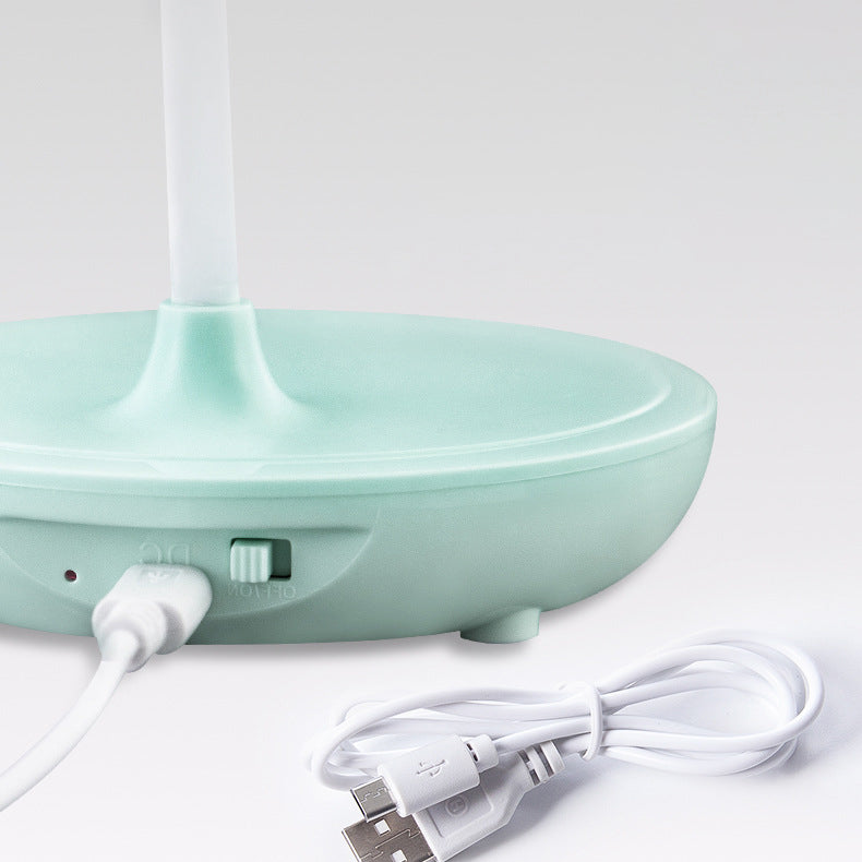 Lampade per comodini rotondi Modern Plastic 1 Lampada da tavolo a LED LED