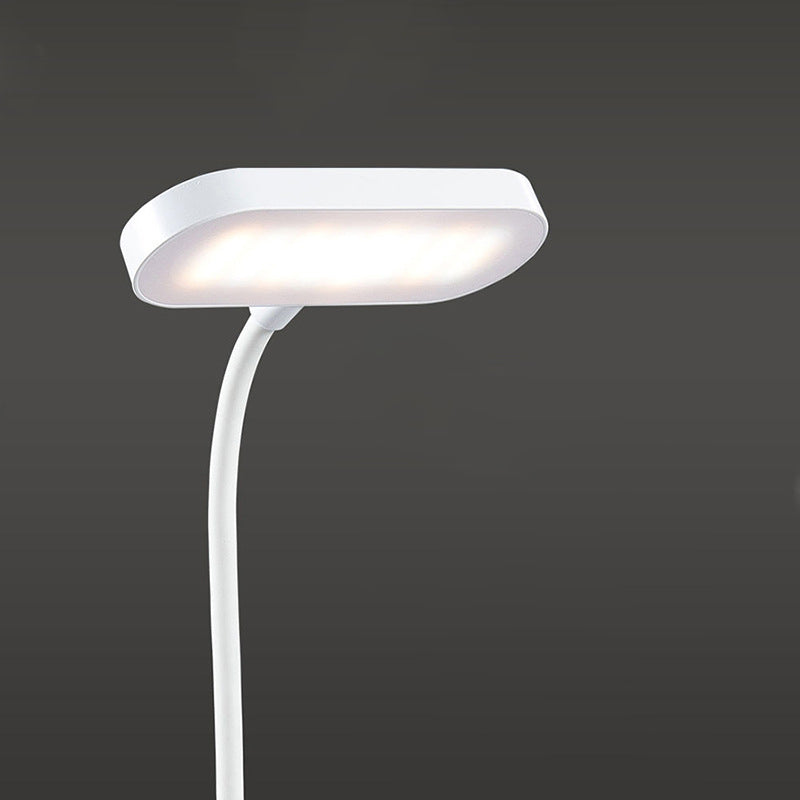 Modern Oval Nightstand Lamps Plastic 1 Light Led Night Table Lamps