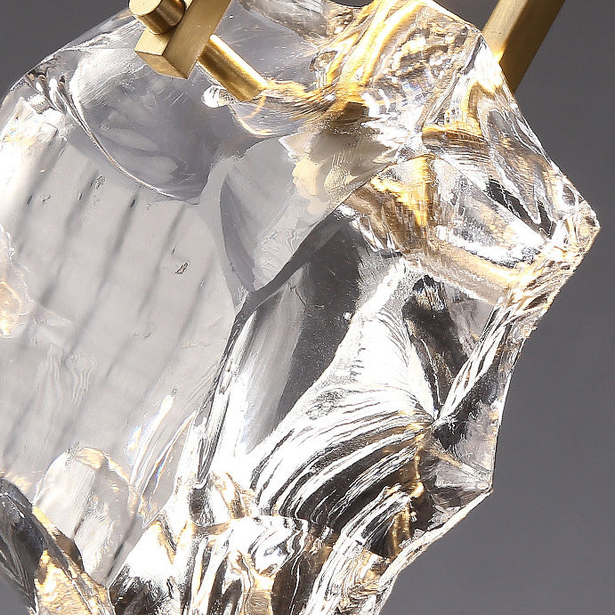 Unique Shade Hanging Lighting Postmodern Style Crystal 1 Lights Pendant Lamp For Living Room