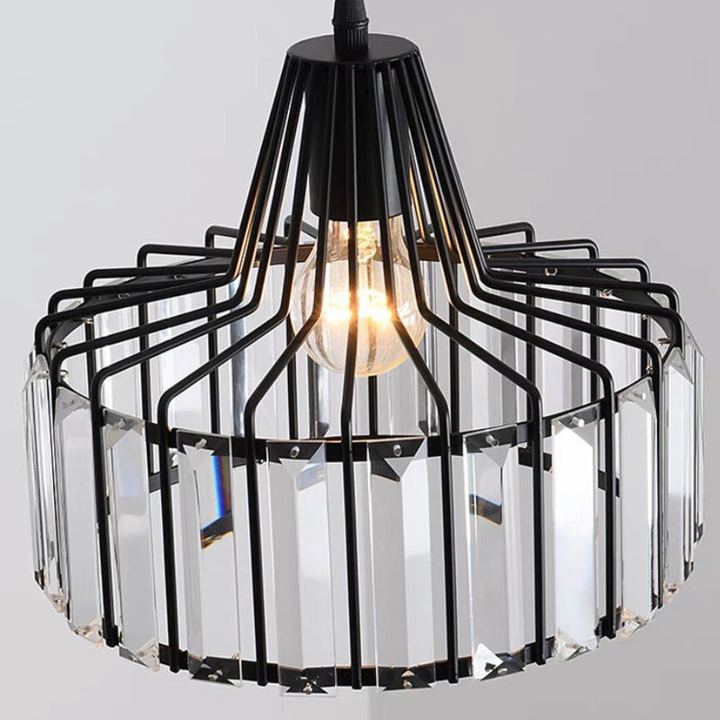 Moderne Style Bowl Shade Hängende leichte Kristalllampe für das Restaurant mit Kreation