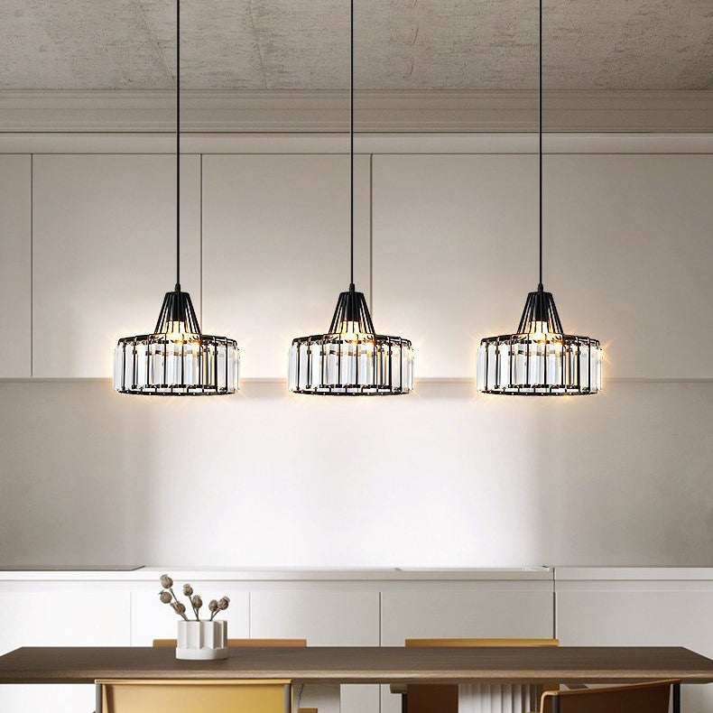 Moderne Style Bowl Shade Hängende leichte Kristalllampe für das Restaurant mit Kreation