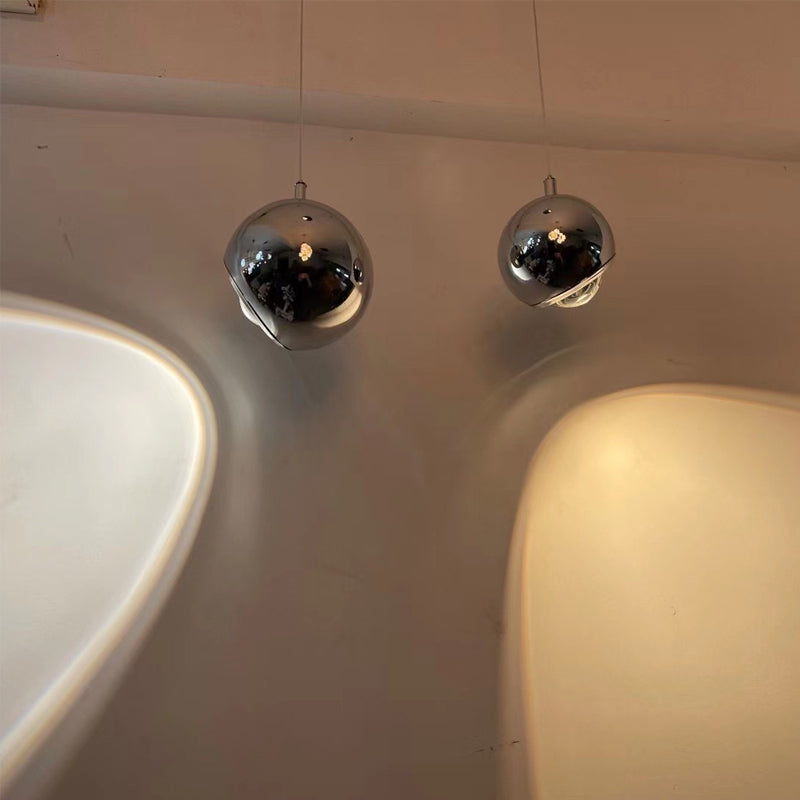 Tombra esférica Iluminación colgante colgante de estilo posmoderno 1 luces colgantes para dormitorio