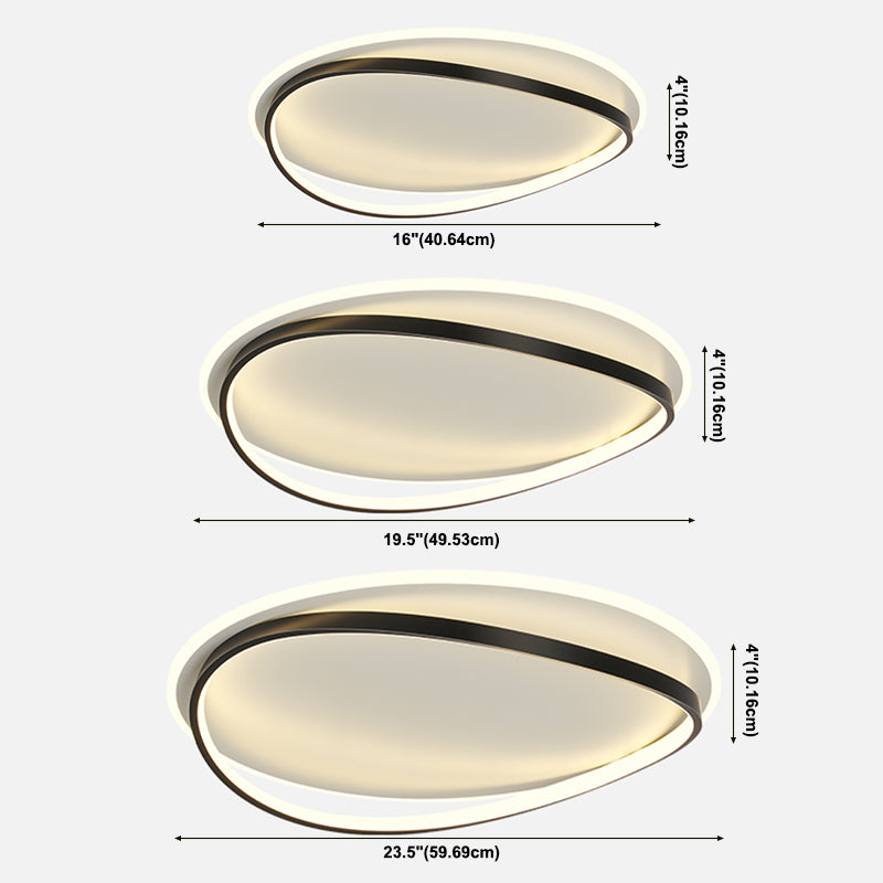 LED Flush Mount Light Modern Simple Style Ceiling Lamp for Living Room