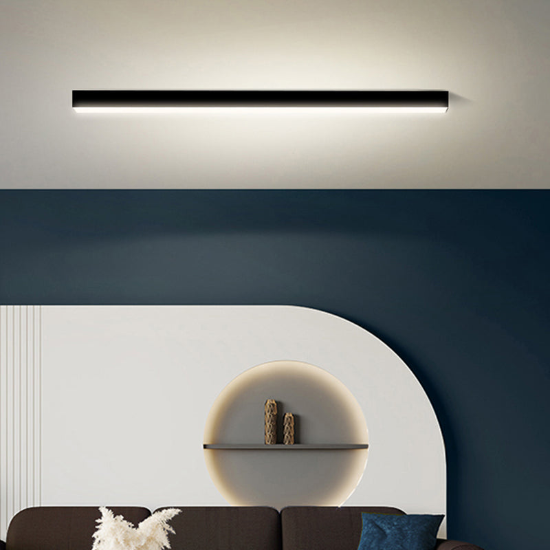 Rectangle LED Flush Monte Light Modern Simple Massimale Lampada per Living Room