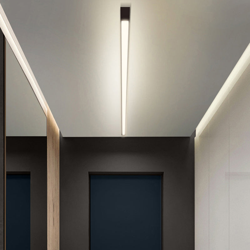 Rectangle LED Flush Mount Light Modern Simple Ceiling Lamp for Living Room