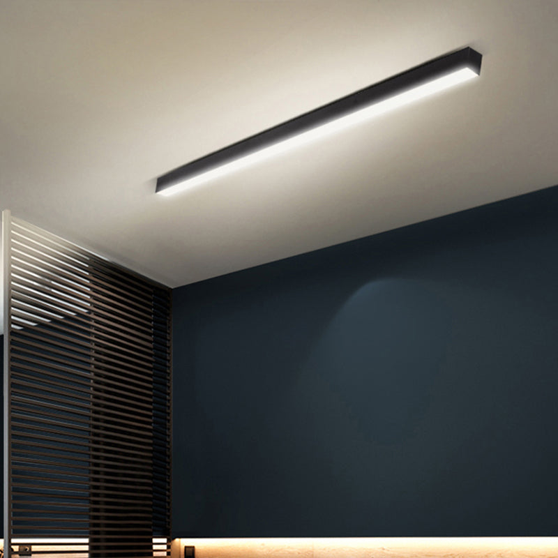 Rectangle LED Flush Monte Light Modern Simple Massimale Lampada per Living Room