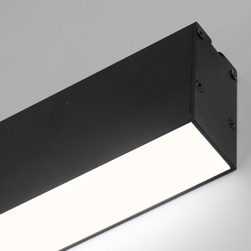 Rectangle LED Flush Monte Light Modern Simple Massimale Lampada per Living Room