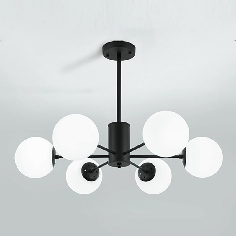 Moderne stijl ophanging hanglamp woonkamer hangend licht met glazen schaduw