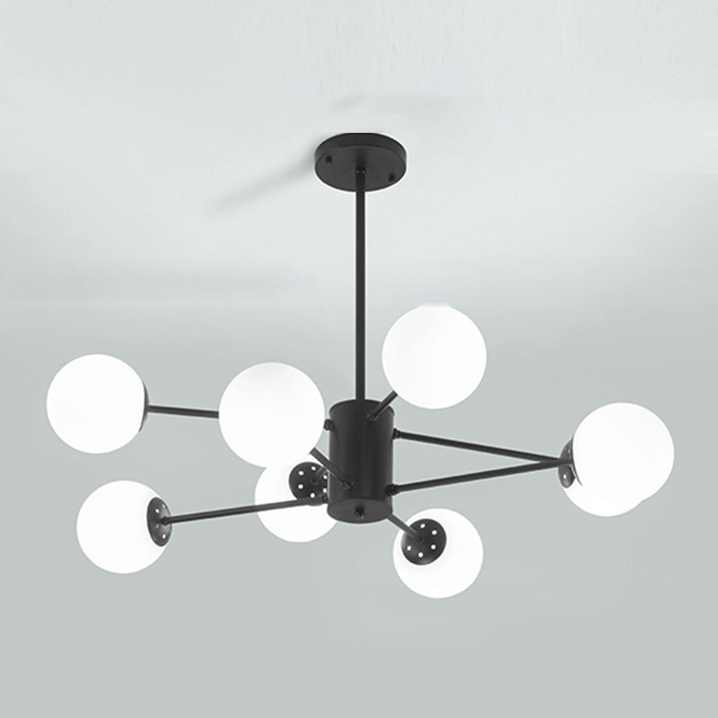 Moderne stijl ophanging hanglamp woonkamer hangend licht met glazen schaduw