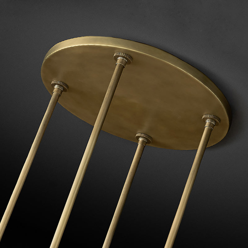 Traditionele stijl Suspensie Hanglamp metalen kroonluchter verlichtingsarmaturen