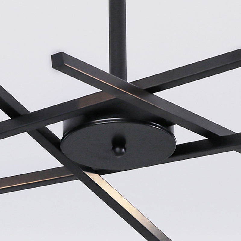 Sputnik kroonluchter lamp Eenvoudige lijnontwerpverlichtingsarmatuur voor woonkamer