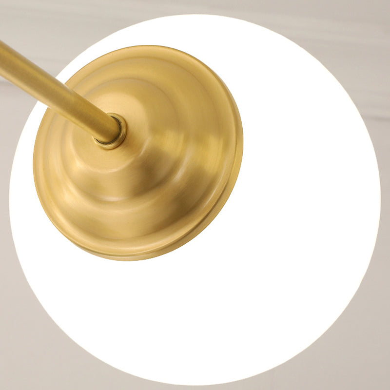 Globe Glass Modernistische kroonluchter Gold Sputnik hanglamp voor woonkamer