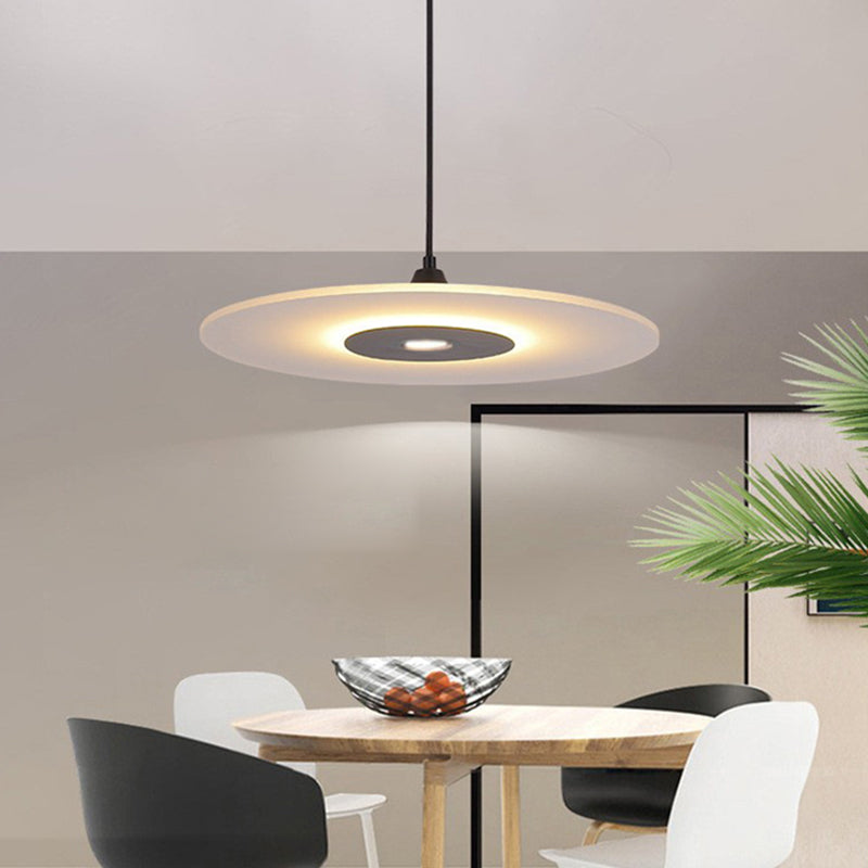 Acrylgericht Hängende Lampe moderner einfacher Anhänger für Wohnzimmer Esszimmer