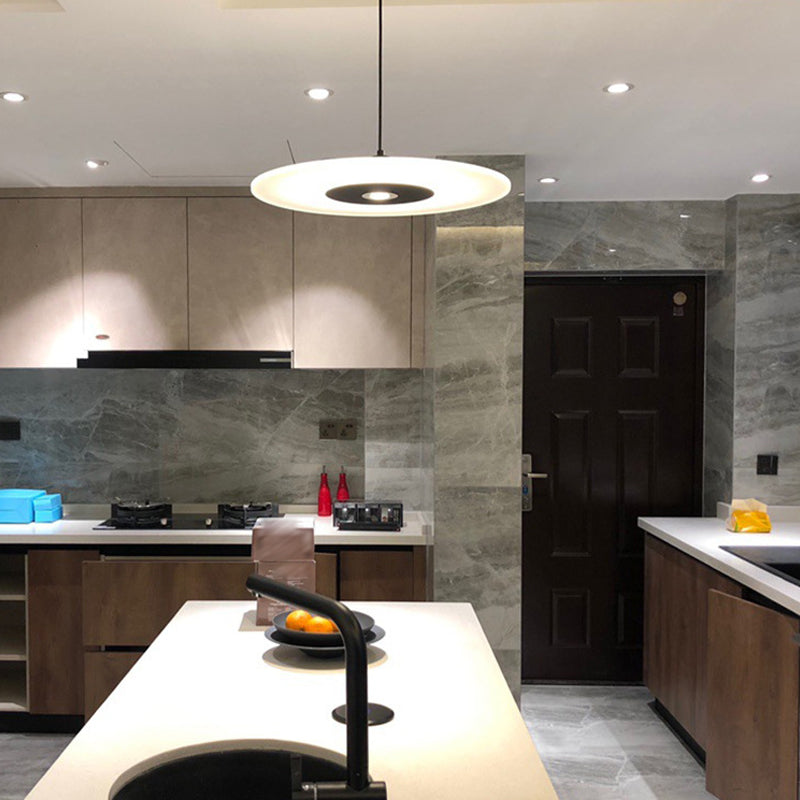 Acrylgericht Hängende Lampe moderner einfacher Anhänger für Wohnzimmer Esszimmer