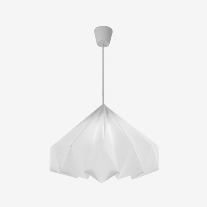 Simplicité Style moderne Hanging Light Geometry Shade Lighting White Lighting For Bedroom