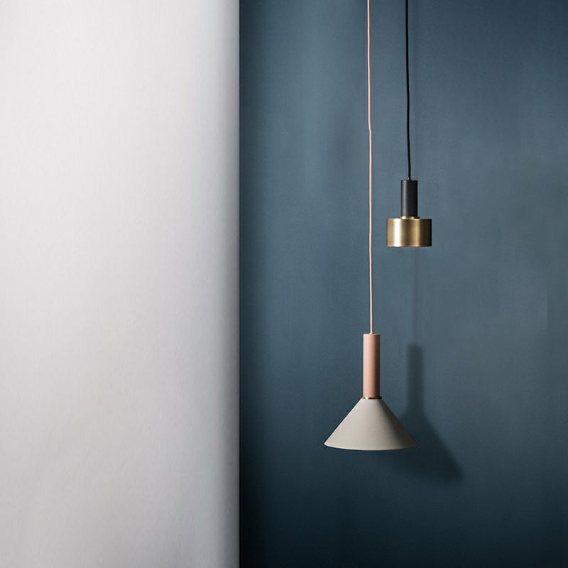 Luce a sospensione di macron a 1 luce Moderna MODERNO Light in alluminio per la camera da letto