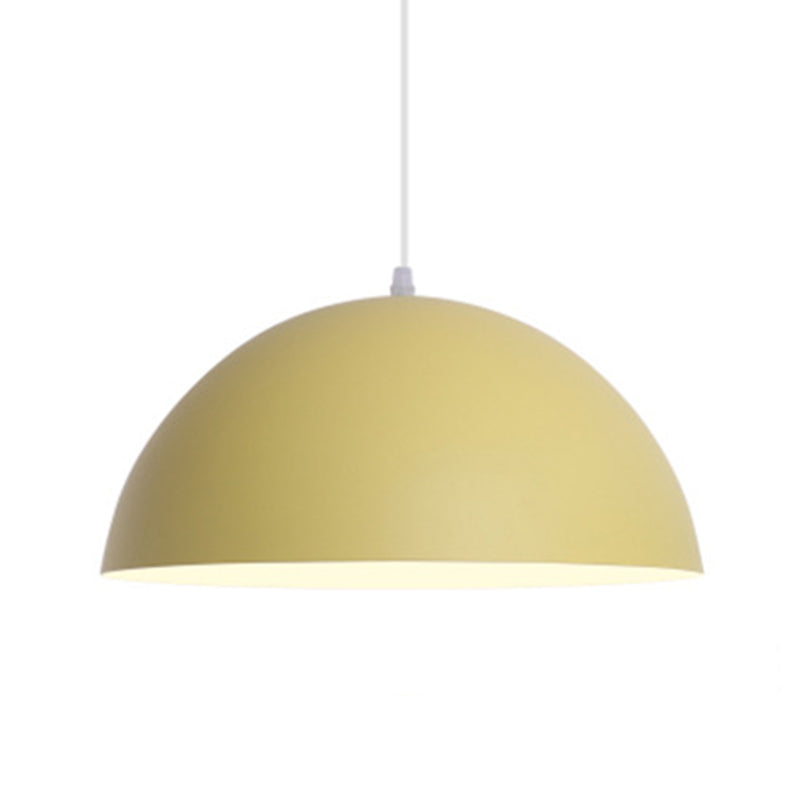 Lampada a ciondolo Macron a 1 luce Style moderna Light Appeding Light con tonalità metallica