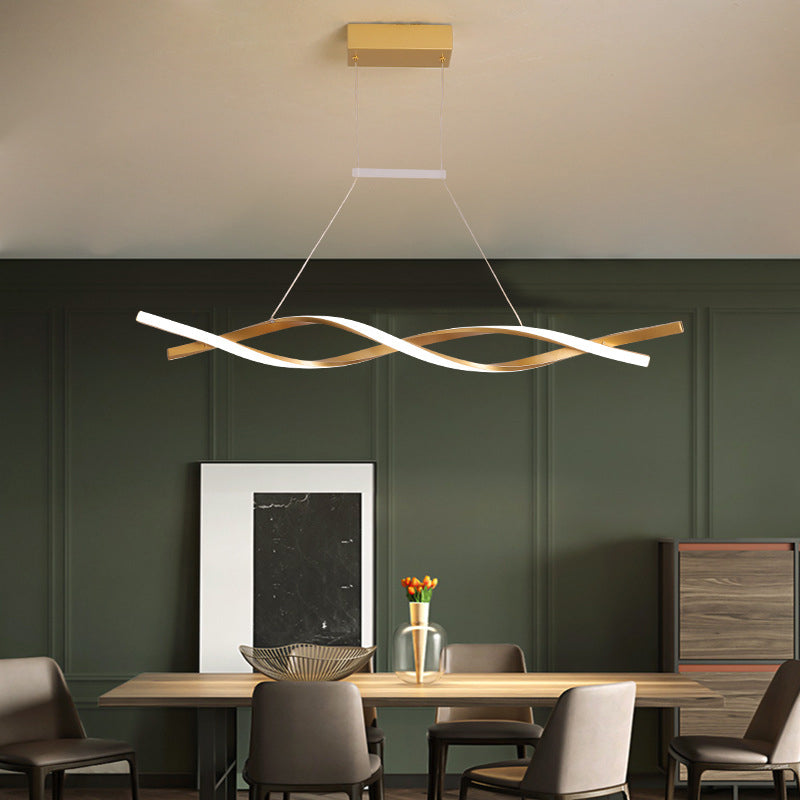Contemporary Style Island Light LED Pendant Light Fixtures for Living Room Coffee Shop