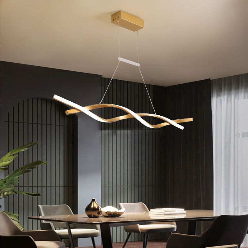 Contemporary Style Island Light LED Pendant Light Fixtures for Living Room Coffee Shop