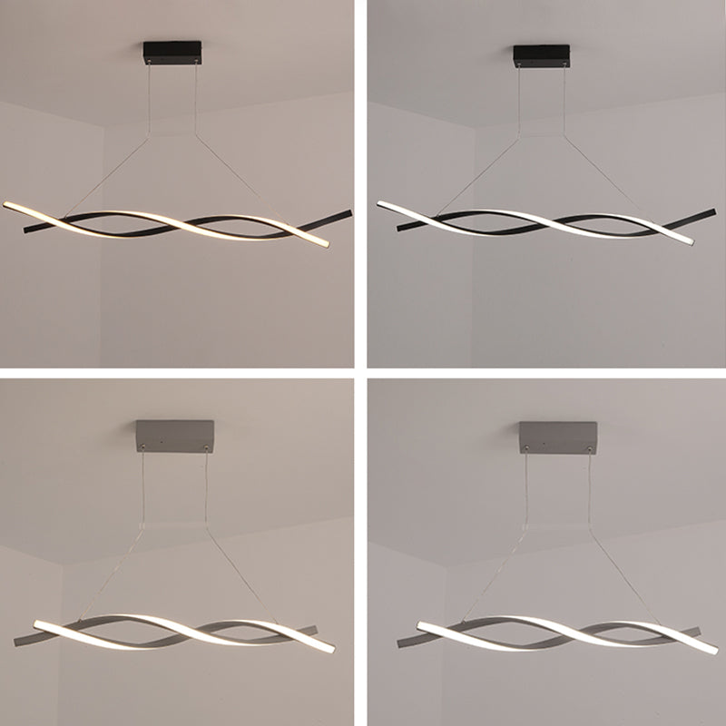 Contemporary Style Island Light LED Pendant Light Fixtures for Living Room Coffee Shop