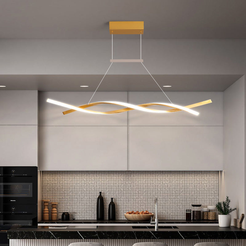 Contemporary Style Island Light LED Pendant Light Fixtures for Living Room Coffee Shop