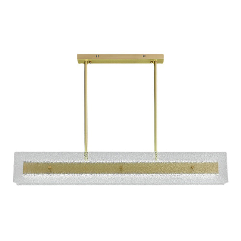 Simplicity Modern Kitchen Island Light Glass Shade Hanging Lamp for Dining Room