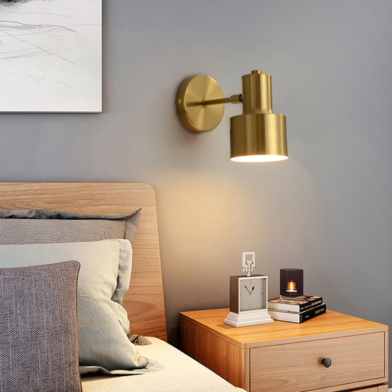 Goldene postmoderne Wandleuchte eine Lampenwandleuchte für Schlafzimmer