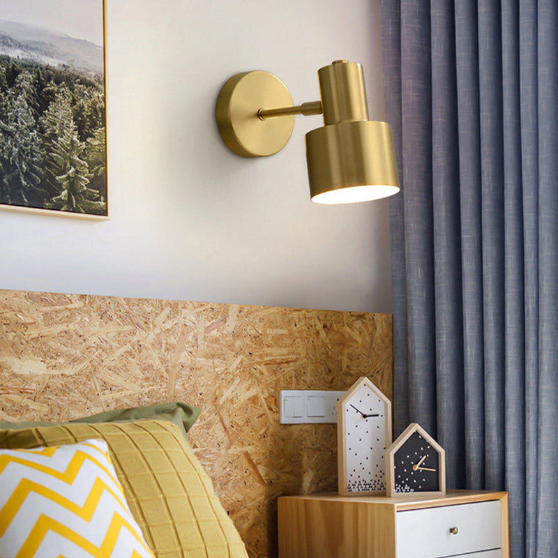 Goldene postmoderne Wandleuchte eine Lampenwandleuchte für Schlafzimmer