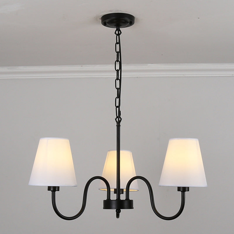 Lustre de style lustre à style traditionnel Éclairage de nuance pour le salon