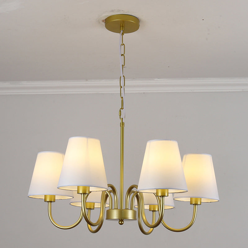 Lustre de style lustre à style traditionnel Éclairage de nuance pour le salon