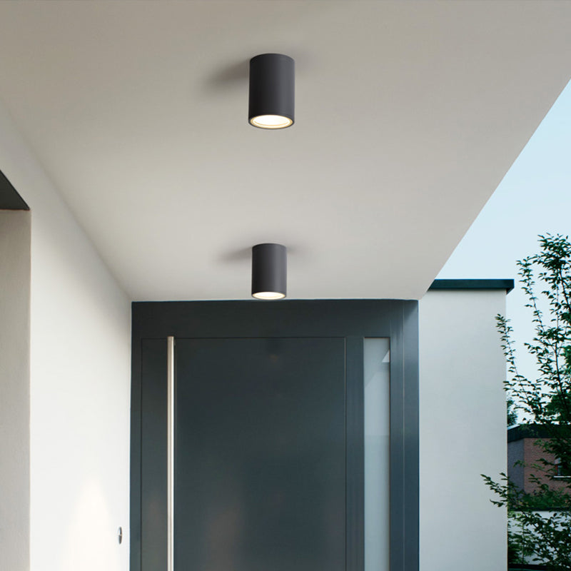 1-Licht-Unterputzleuchte, traditionelle zylindrische Deckenleuchte