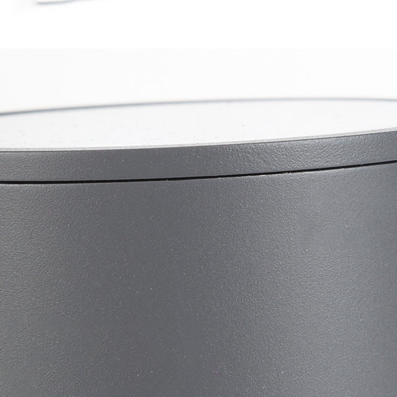 1-Licht-Unterputzleuchte, traditionelle zylindrische Deckenleuchte