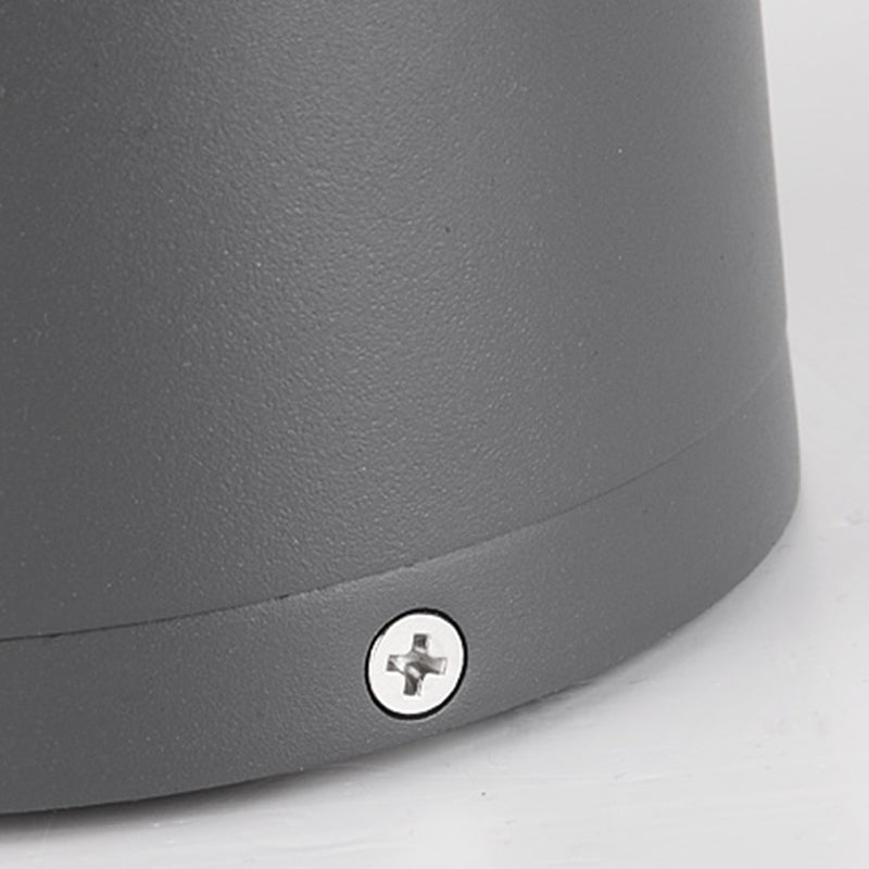 1-Licht-Unterputzleuchte, traditionelle zylindrische Deckenleuchte